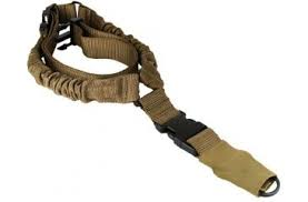 One Point Bungee Rifle Sling Tan