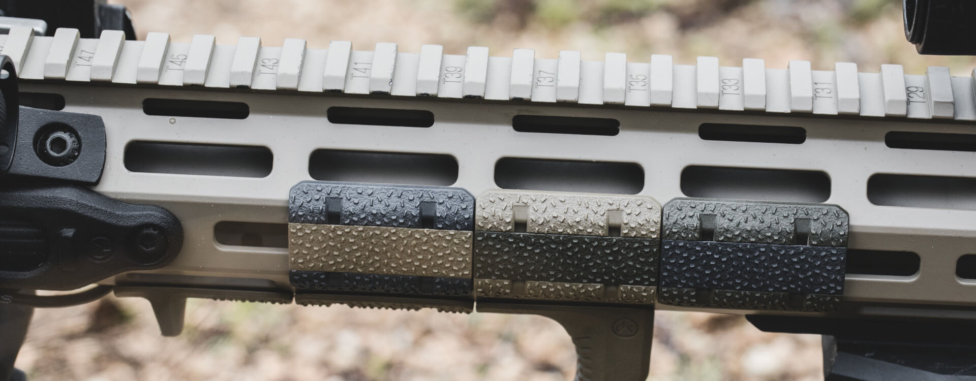 Magpul M-Lok Rail Covers Type 2 Black, Magpul MAG603BLK