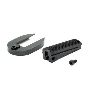 ET  Eemann Tech Two Pieces Magwell for 1911, 25lpi Checkered Black
