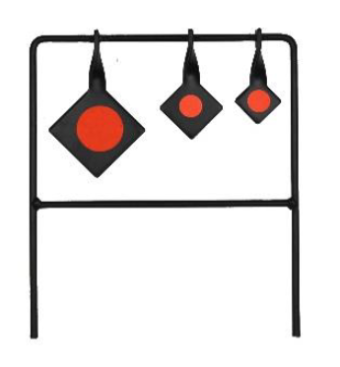 Airgun swing target 3 diamonds