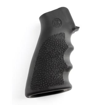 Hogue AR-15 M16 OverMolded Rubber Grip with Finger Grooves Black
