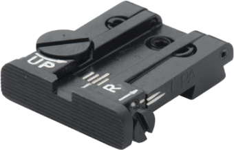 LPA Adjustable Rear Sight for Browning HP Vigilant
