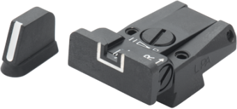 LPA Adjustable Sight Set for CZ 75, 75B, 85, P07 Duty For models with dovetail front sights