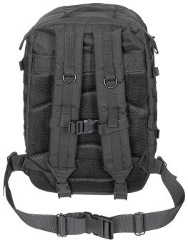MFH Assault II 40L MOLLE backpack with multiple compartments black