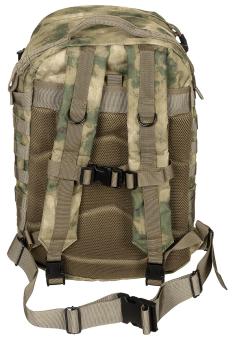 MFH Assault II 40L MOLLE backpack with multiple compartments HDT-camo FG