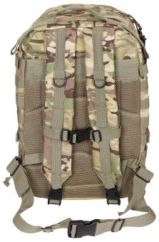 MFH Assault II 40L MOLLE backpack with multiple compartments operation camo
