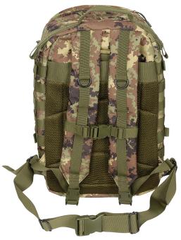 MFH Assault II 40L MOLLE backpack with multiple compartments vegato