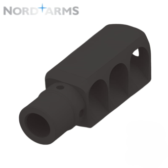 Nord_Arms_1-2x28_223Rem_IPSC_Multie_muzzle_brake_NA-MB223-30 Nord_Arms_1-2x28_223Rem_IPSC_Multie_muzzle_brake_NA-MB223-30