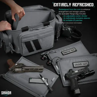 Savior_Range_Bag_Specialist_Gray_RA-3GUN-WS-GS Savior_Range_Bag_Specialist_Gray_RA-3GUN-WS-GS