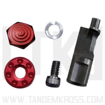 Tandemkross Titan Extended Magazine Release for Ruger MKIV Red