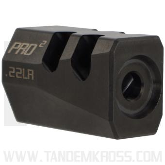 Tandemkross TK00N0452BLK1 Game Changer PRO Squared Compensator for .22LR Tandemkross TK00N0452BLK1 Game Changer PRO Squared Compensator for .22LR