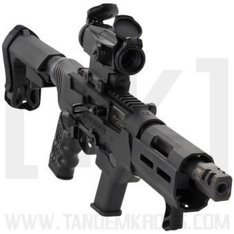 TK Game Changer PRO Squared 9mm Compensator for Ruger PC Carbine and other 9mm Firearms Black TK Game Changer PRO Squared 9mm Compensator for Ruger PC Carbine and other 9mm Firearms Black