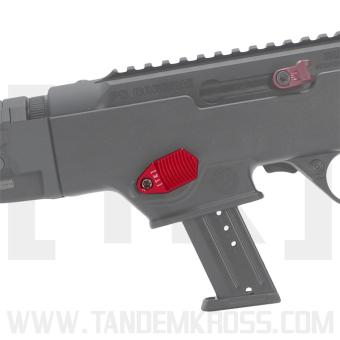 TK TK28N0349RED1 Titan Extended Magazine Release for Ruger® PC Carbine™ - Red