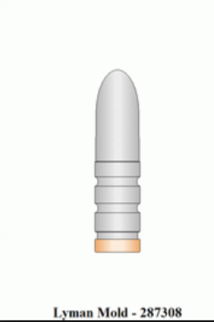 cal .287 2 cavity bulletmould #287308