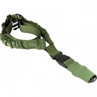 One Point Bungee Rifle Sling Green