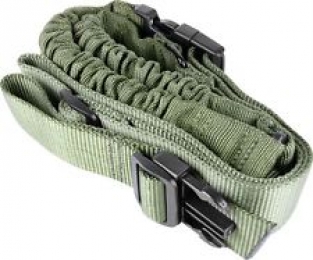 One Point Bungee Rifle Sling Green