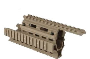 Roemenian AK-47 Tan Quad Rail Mount