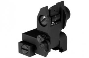 Rear AR-Style Low Profile Flip-up Sight