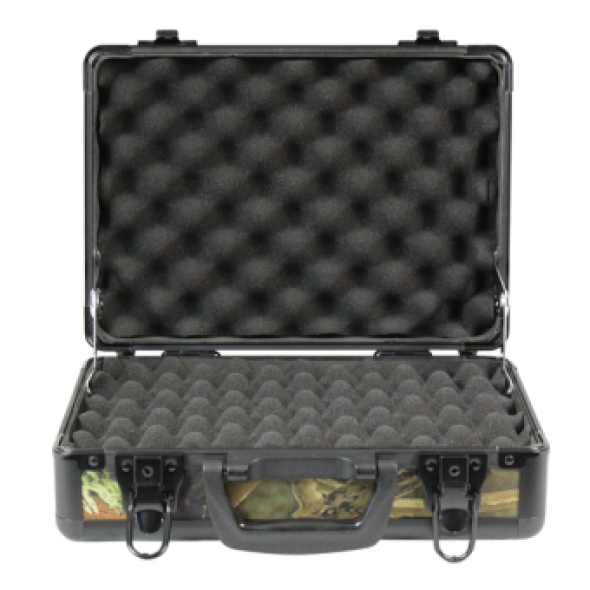 Birchwood Casey SportLock AlumaLock Quad Handgun Case Camo