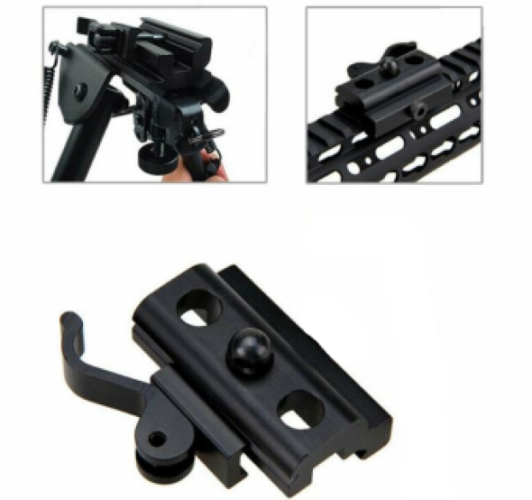 bipod adaptor quick-detach