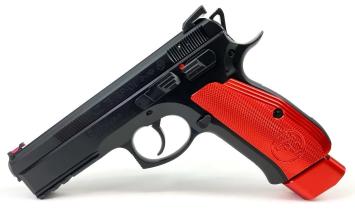 CZ Long Alu Grips Red for CZ 75B CZ 75 SP-01 CZ Shadow 2