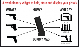 Dummy Mag Black Glock