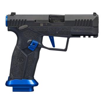 FN hiper with blue magwell and magazine extention