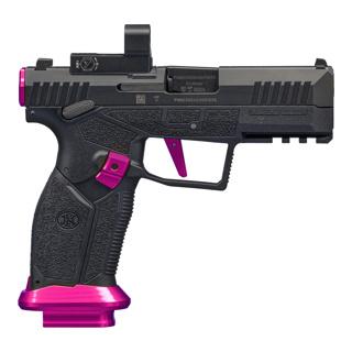 FN hiper with pink magwell and magazine extention