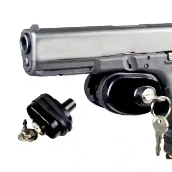 Gun lock with keys