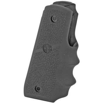 Hogue 79080 Ruger MK IV 22_45- OverMolded Rubber Grip with Finger Grooves Black