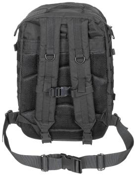 MFH Assault II 40L MOLLE backpack with multiple compartments black