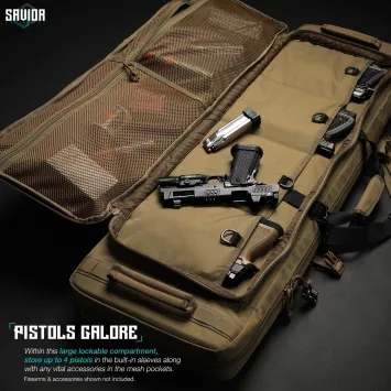 SAV-RB-4213DG-WS-TN_Savior_Specialist_Rifle Bag_Tan