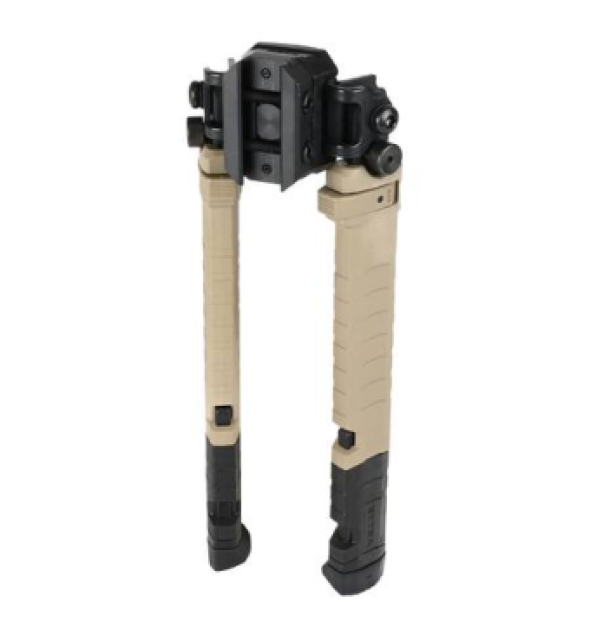 fab spike bipod tan folded