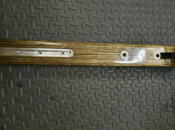 UIT rail in wooden stock