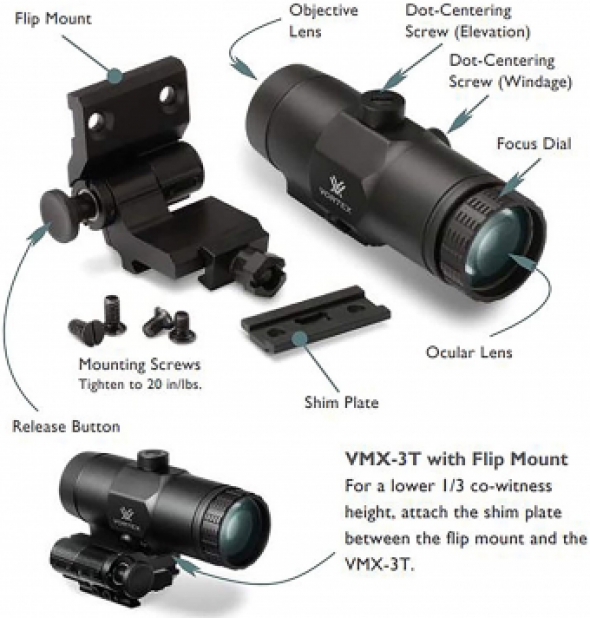 Vortex optics VMX-3T